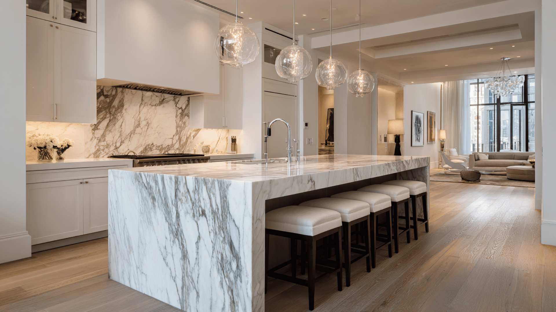 Waterfall Countertop Drama