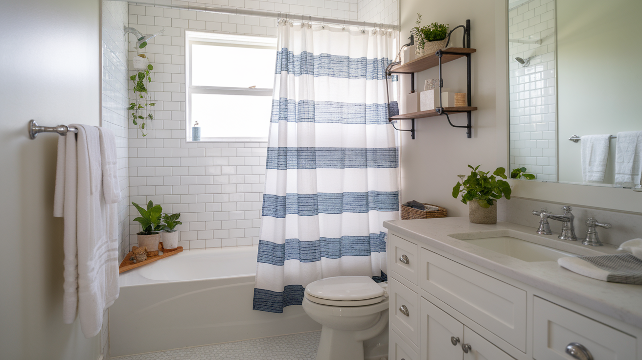 bathroom greenery coastal beach decor ideas