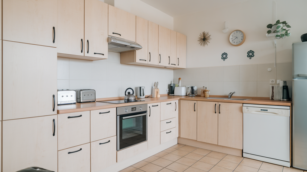 black kitchen hardware black interior