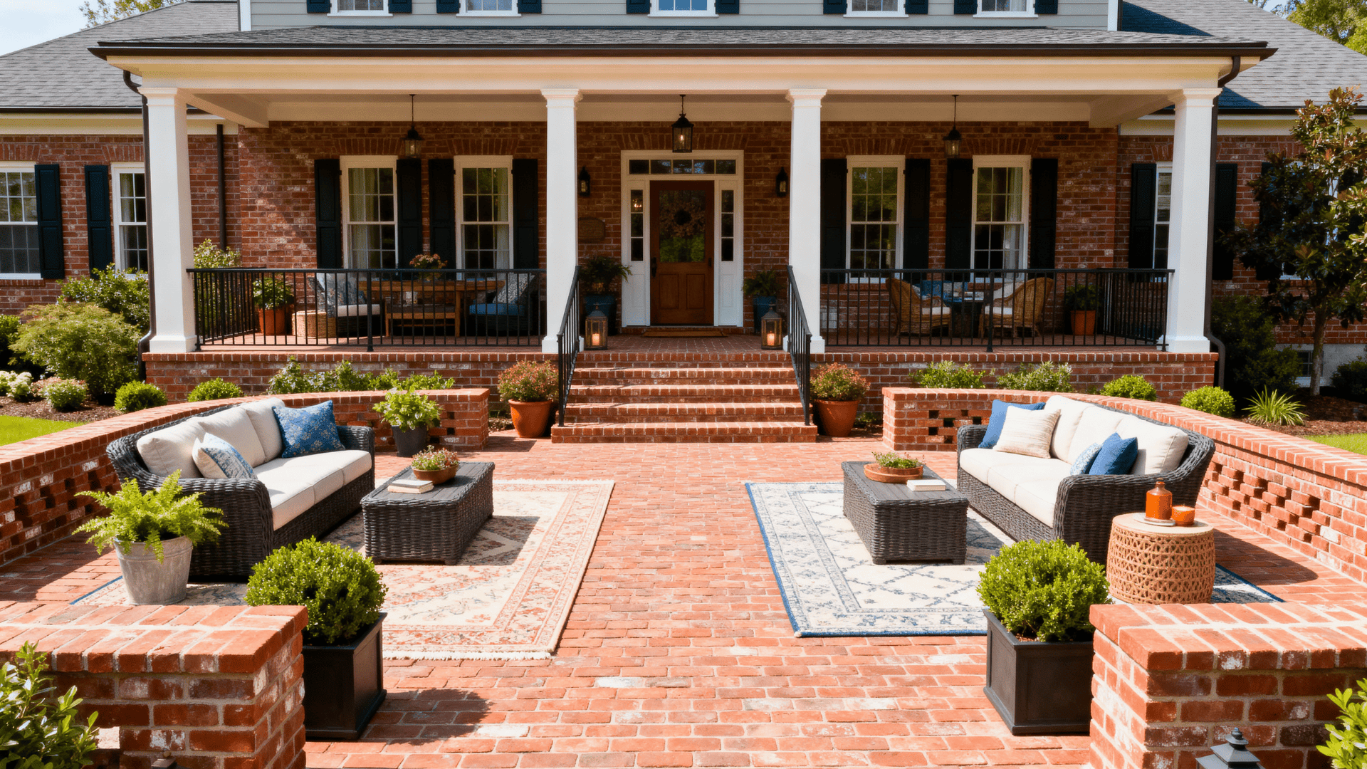 brick porch and patio extensions