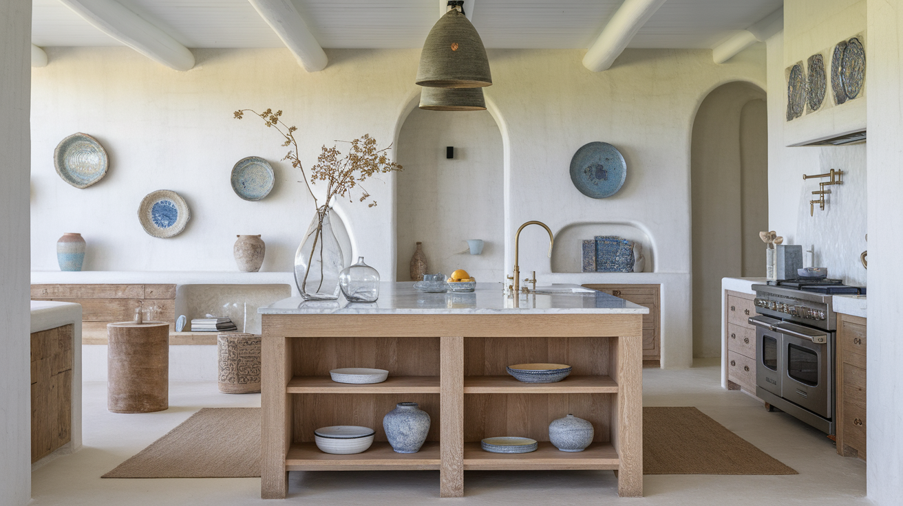 ceramic glass decor coastal kitchen beach decor ideas