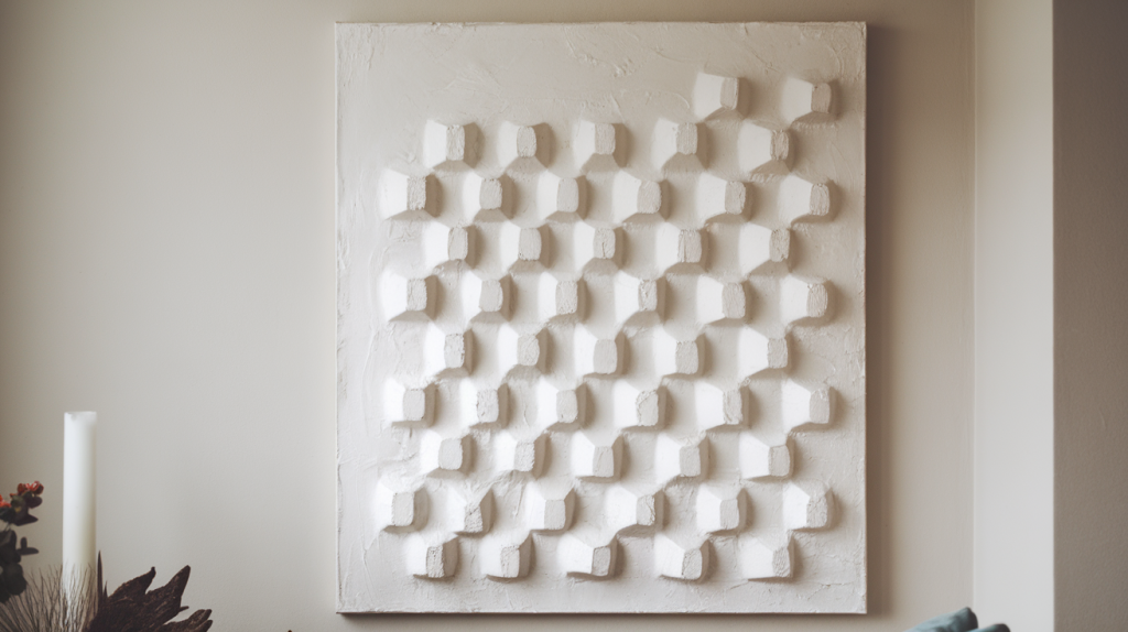 checkerboard textured canvas art diy textured wall art