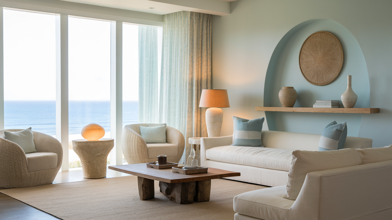 coastal table lamps living room beach decor ideas