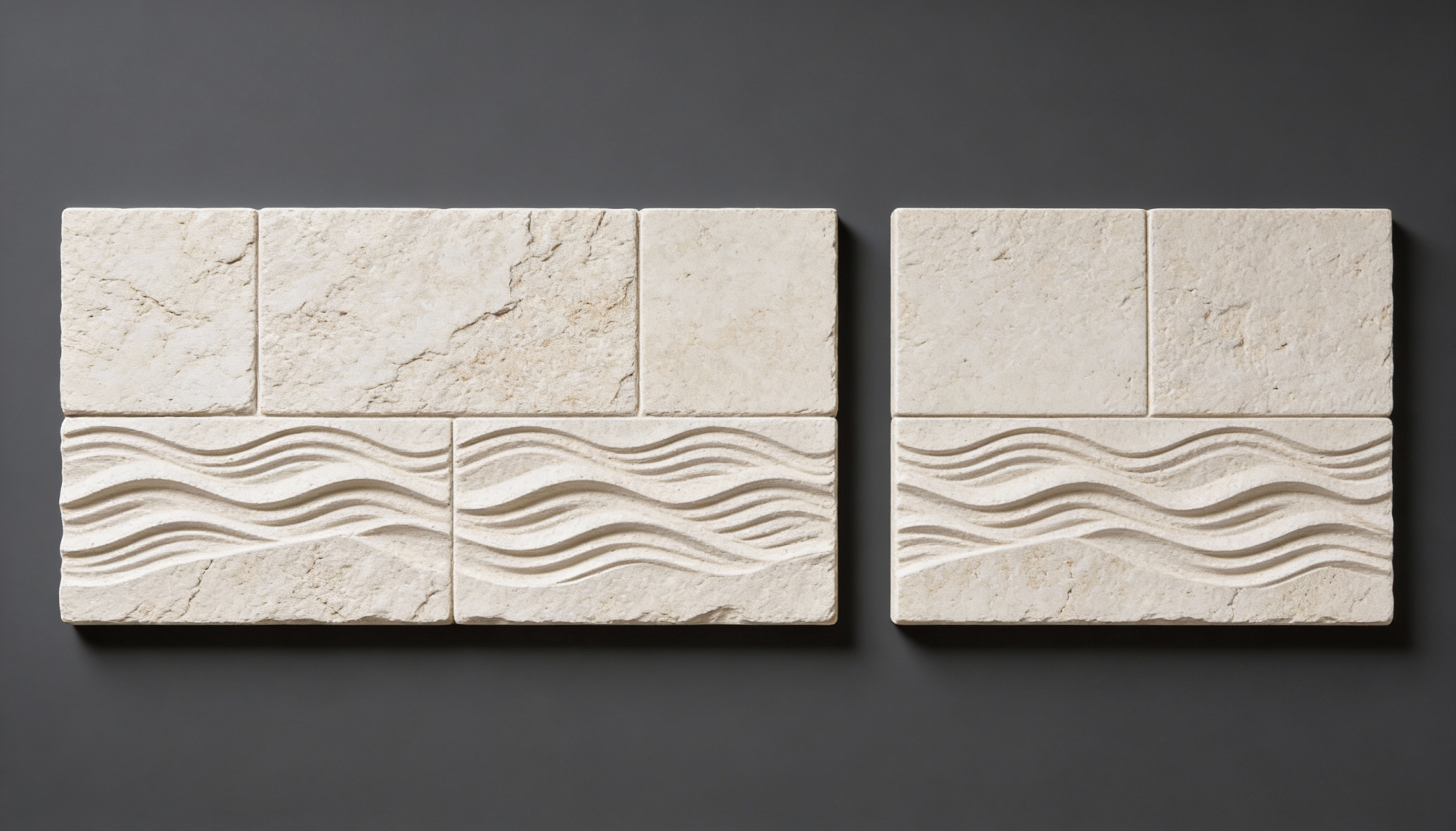 concrete style panel art