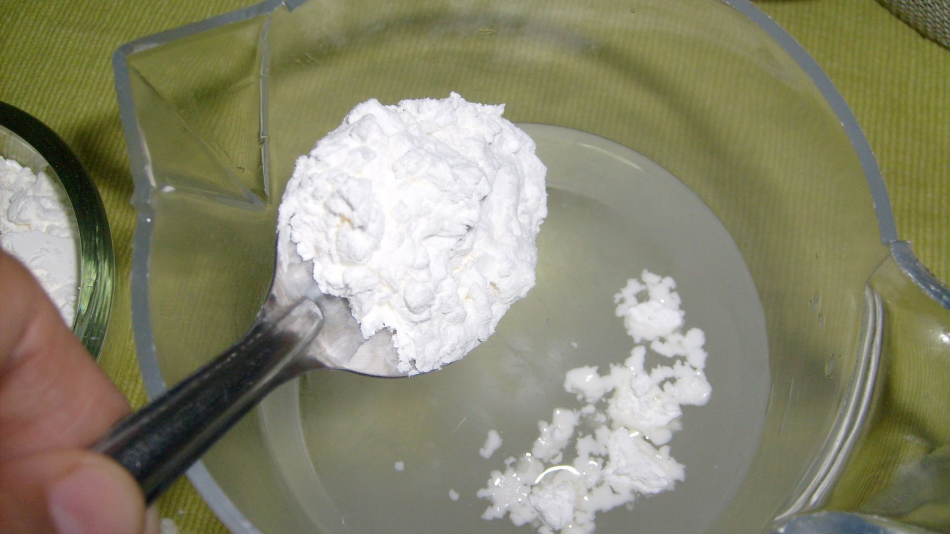 cornstarch paste