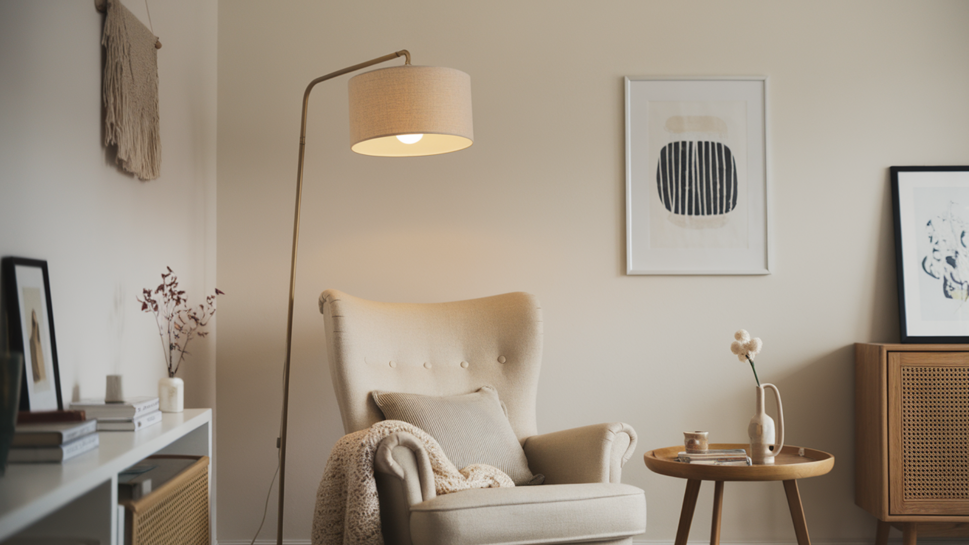 cozy reading corner scandi living room scandinavian living room