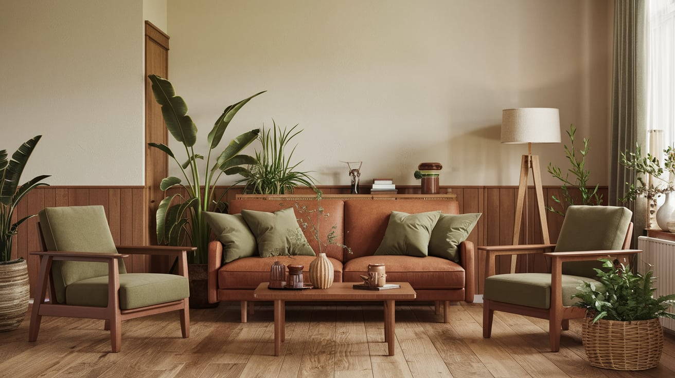 craftsman style house earthy colors