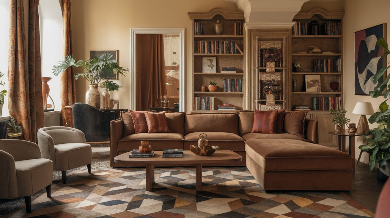 cream and mocha home decor