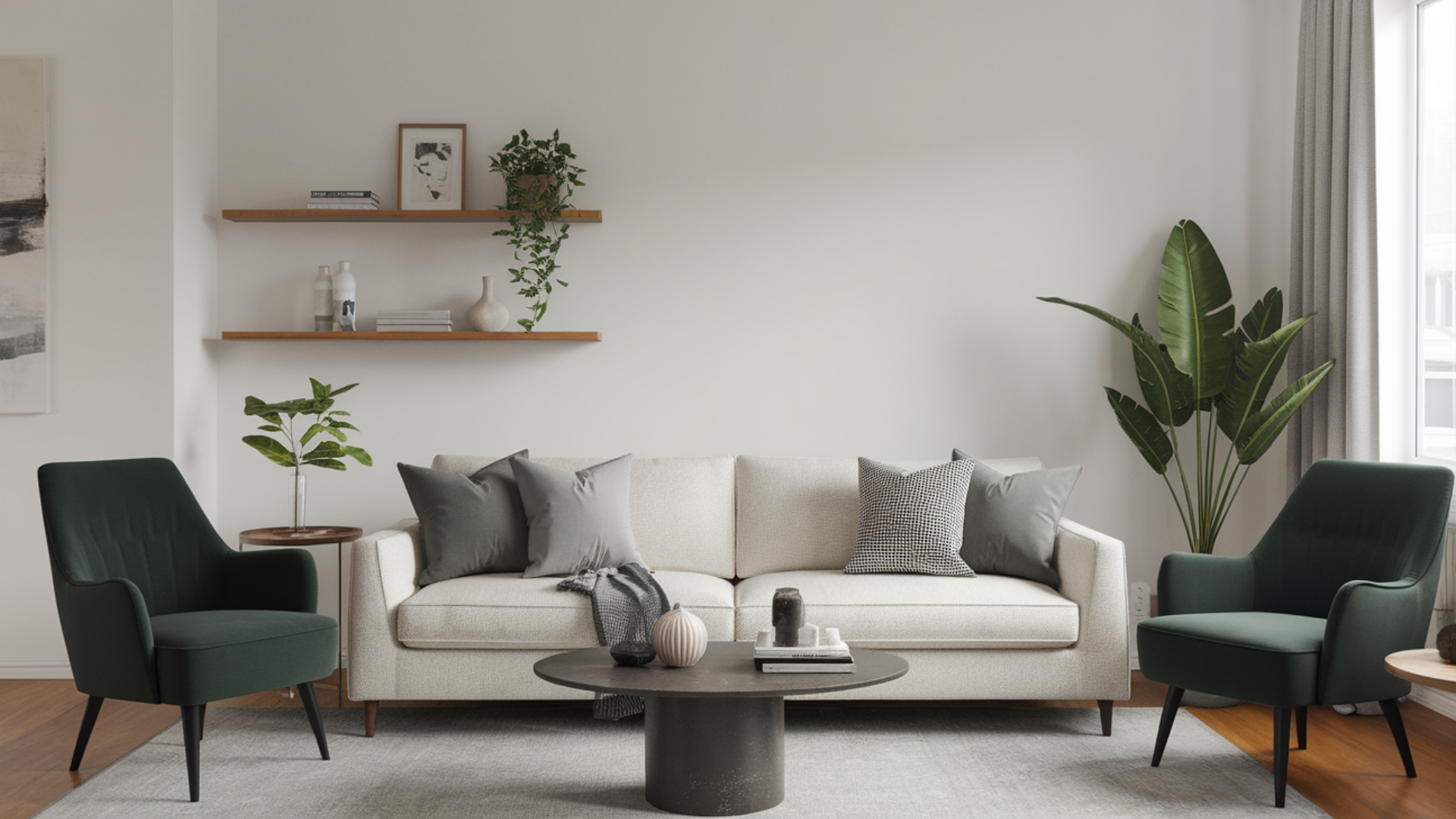 dark green accent chairs modern living room