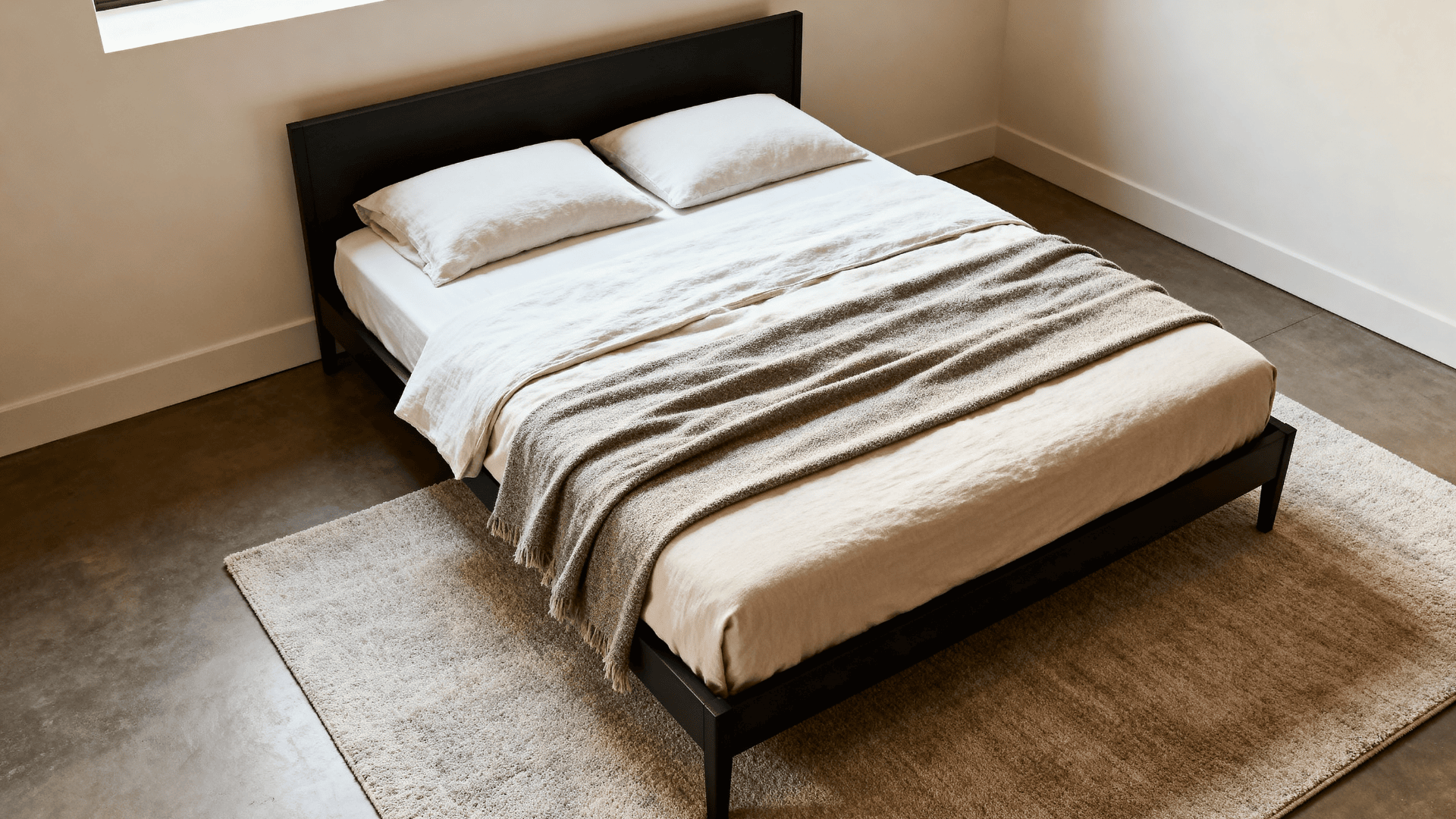 halfway or three quarters under