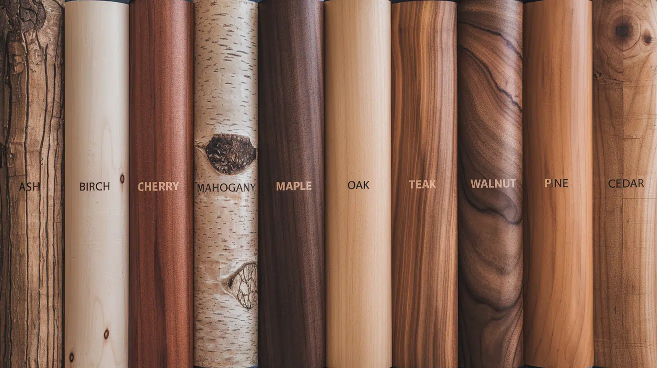 hardwoods used for furniture