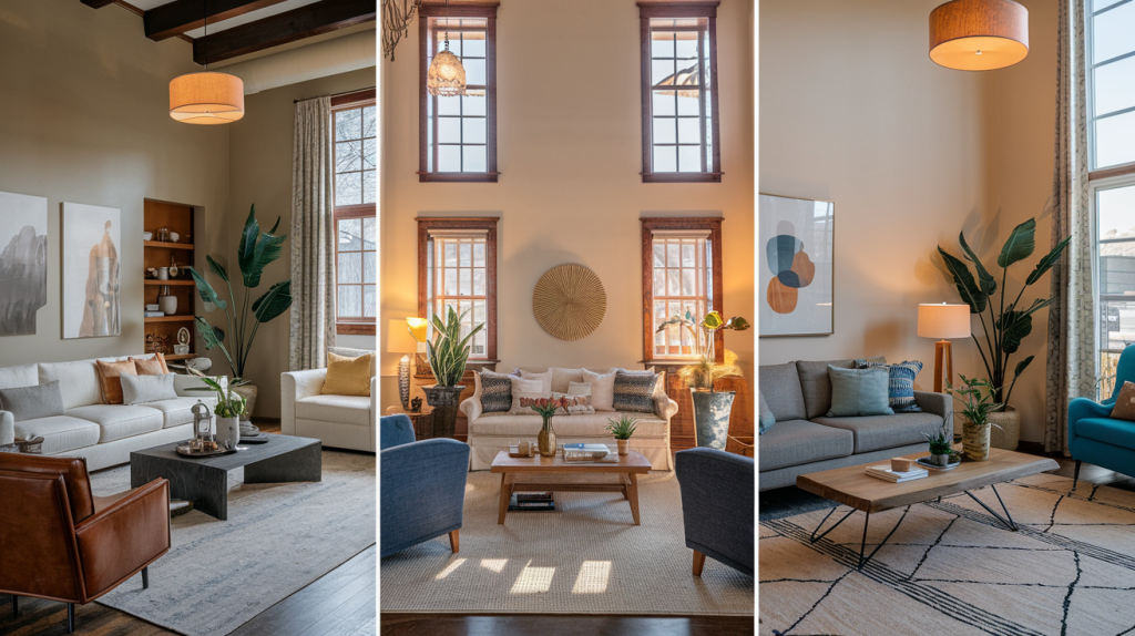 17 High Ceiling Living Room Wall Decor Ideas That Work - A House in the ...