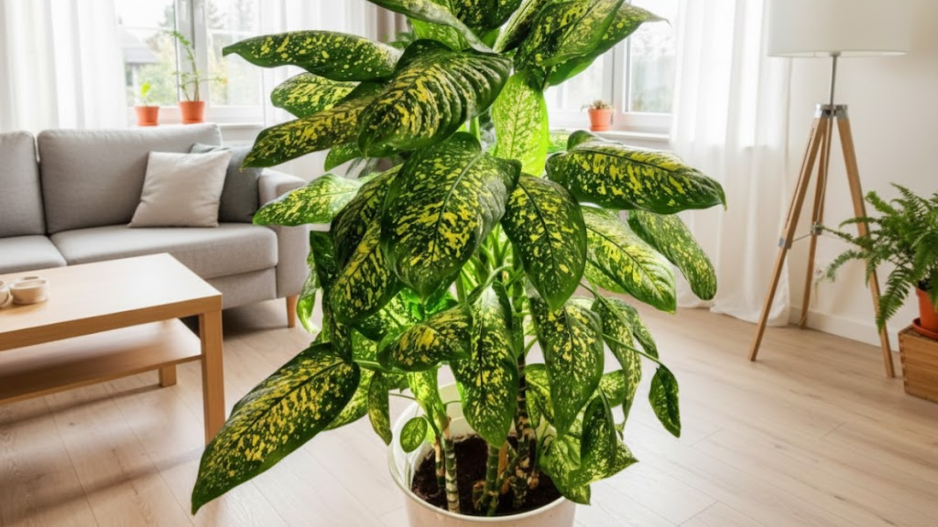 indoor dumb cane plant