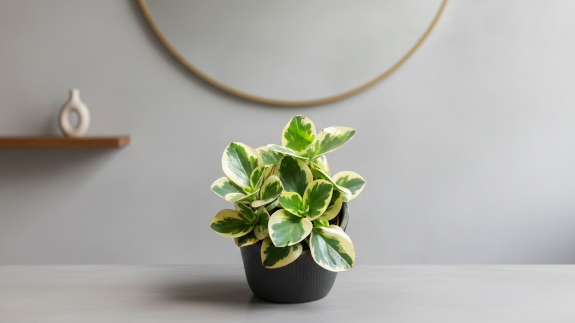 indoor peperomia plant