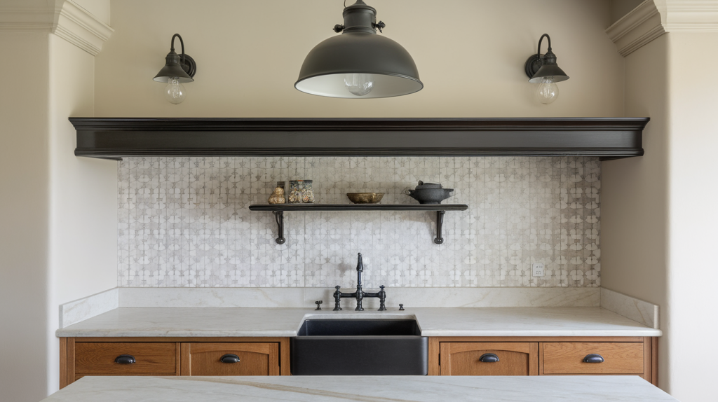 matching finishes cohesive look traditional kitchen