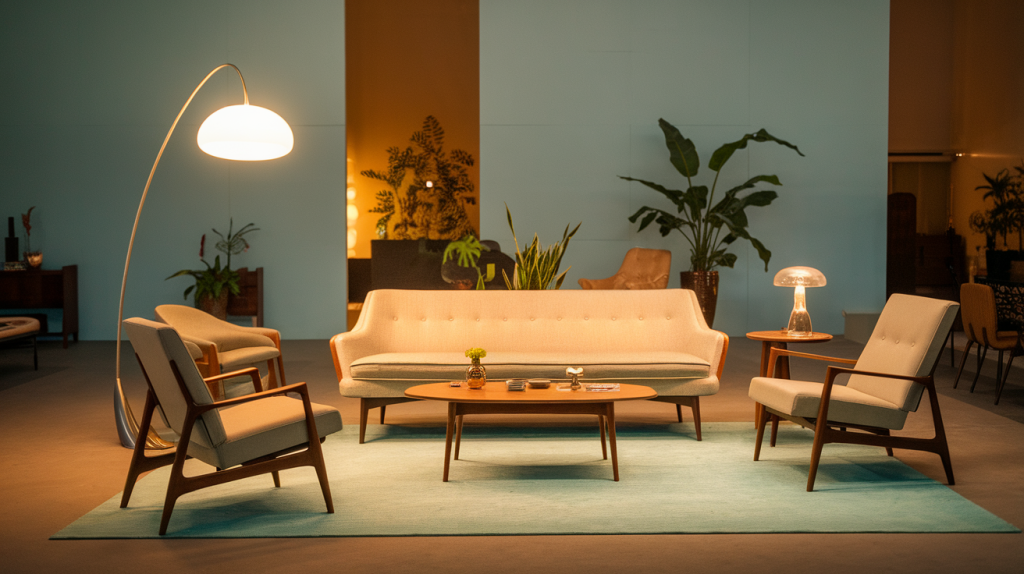 mid century modern lighting