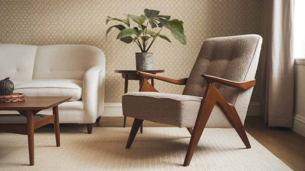 mid century modern lounge chair