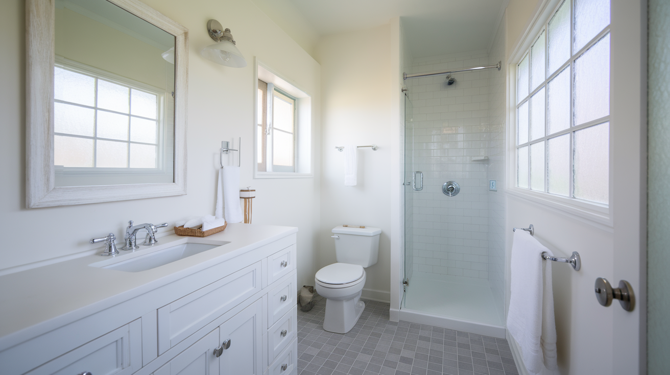 mirror coastal bathroom beach decor ideas