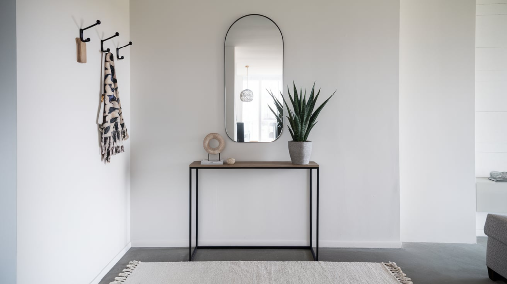 modern apartment entryway design