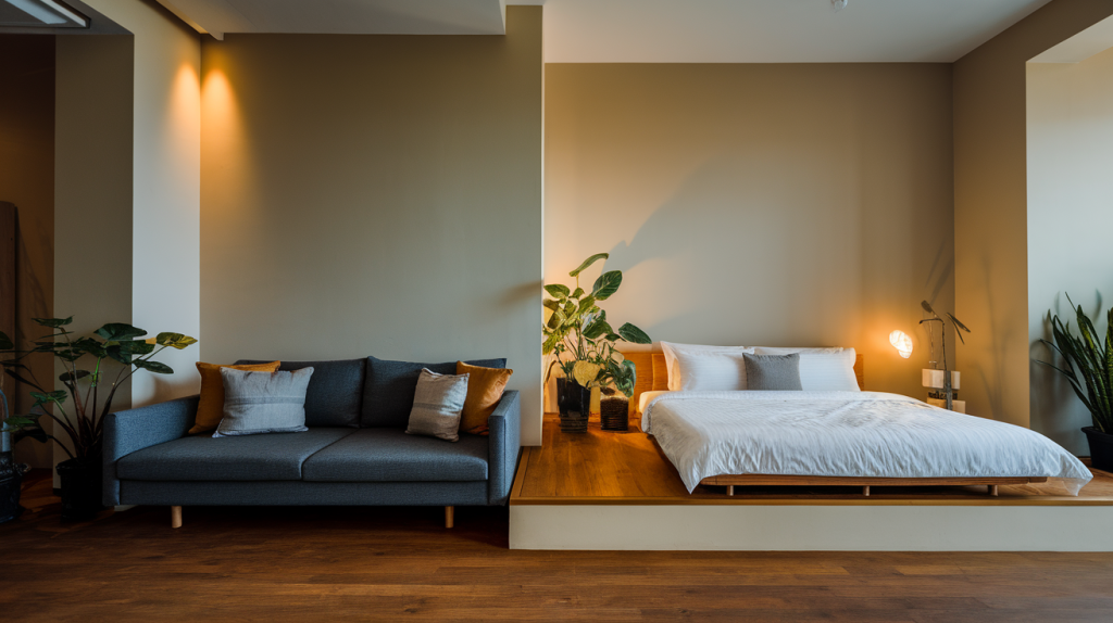 modern apartment low profile furniture