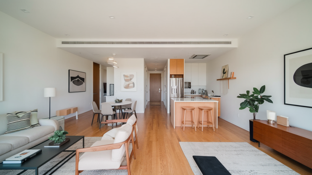 modern apartment open layout design