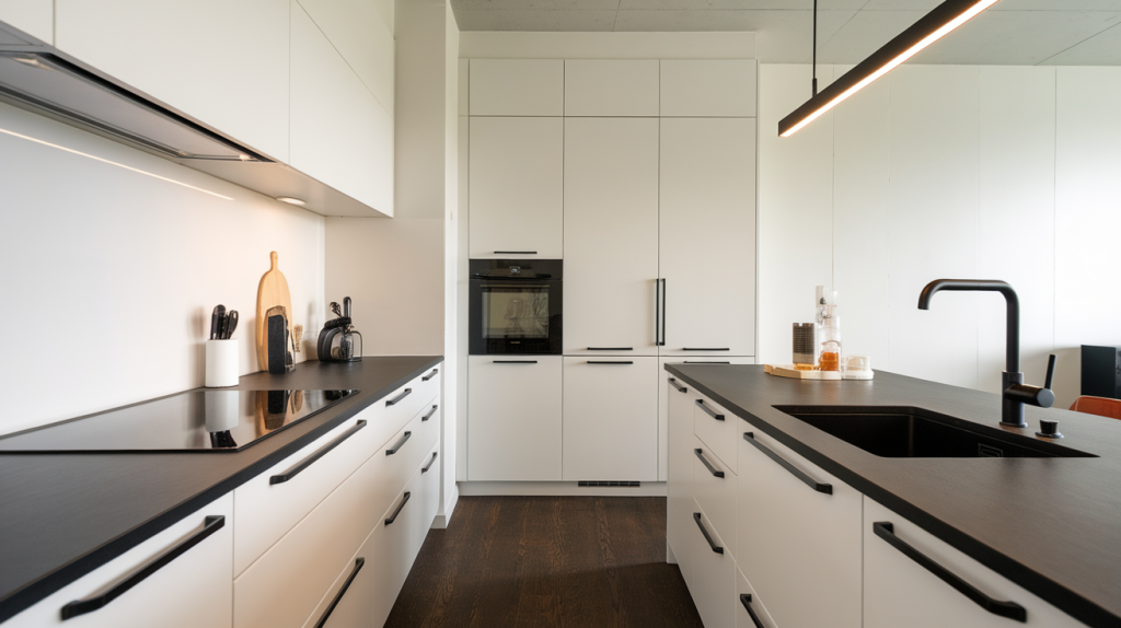 modern apartment sleek hardware