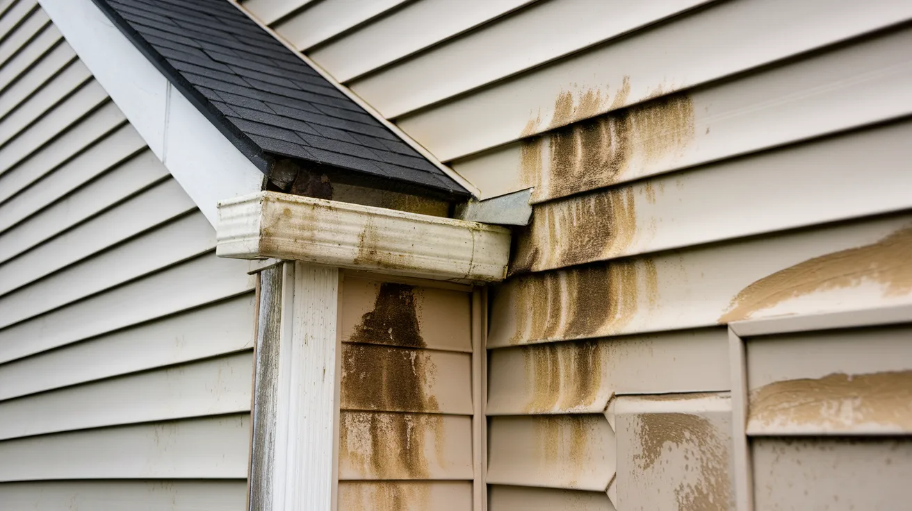 moldy vinyl siding needs replacing