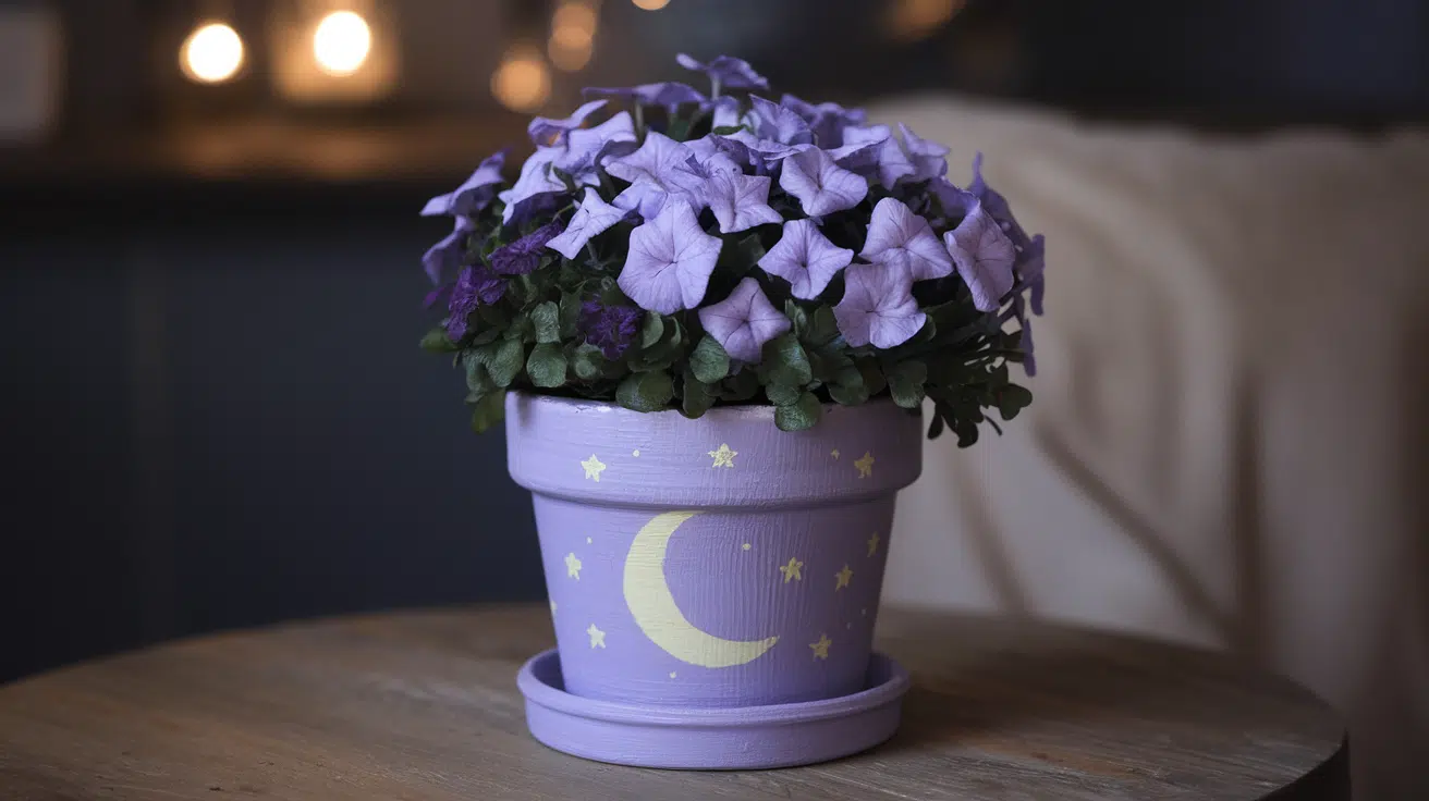 moon and star cute pots