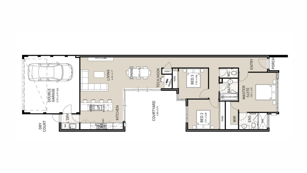 narrow lot vertical contemporary house floor plan