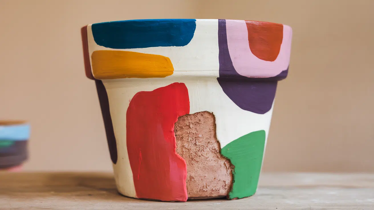 negative space abstract pots