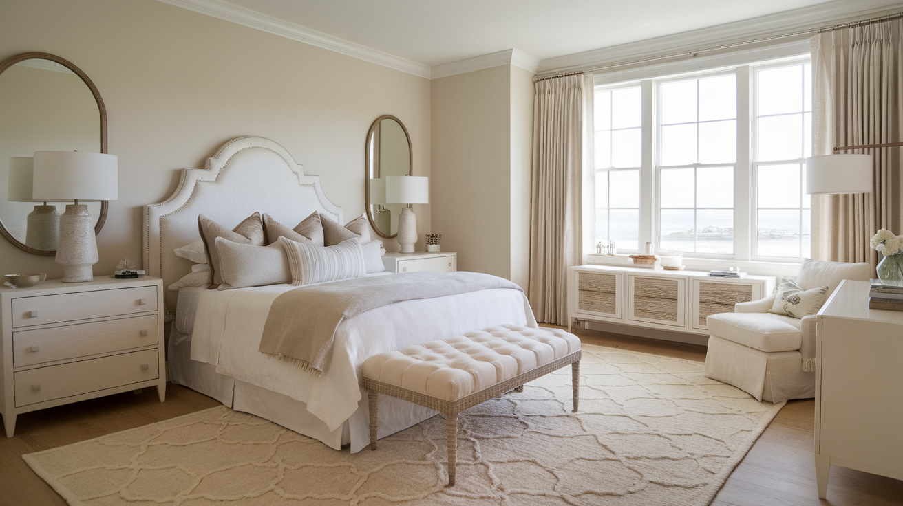neutral rug coastal bedroom beach decor ideas