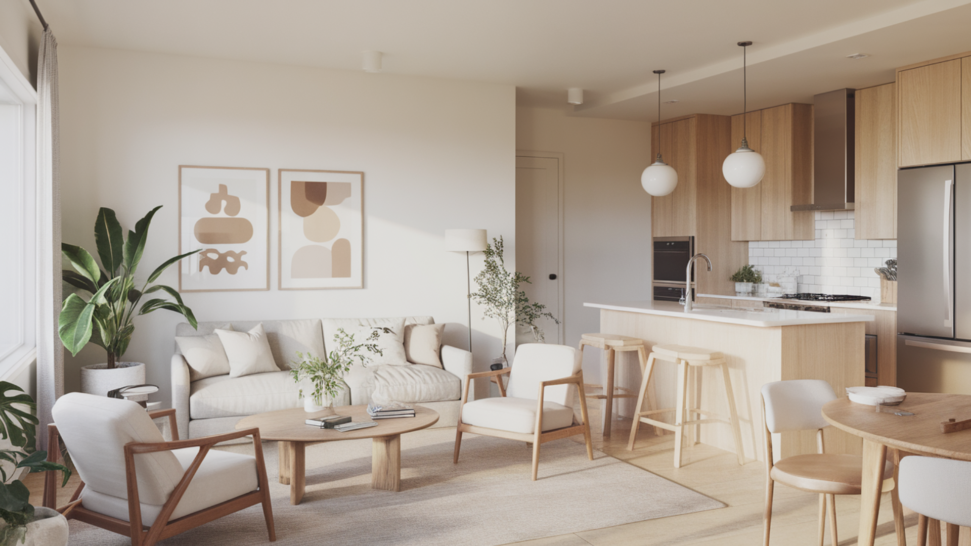 open layout scandi living room scandinavian living room