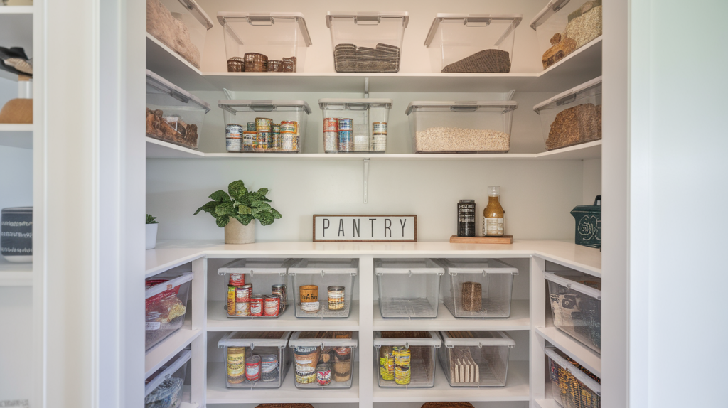 pantry storage bins budget kitchen remodel