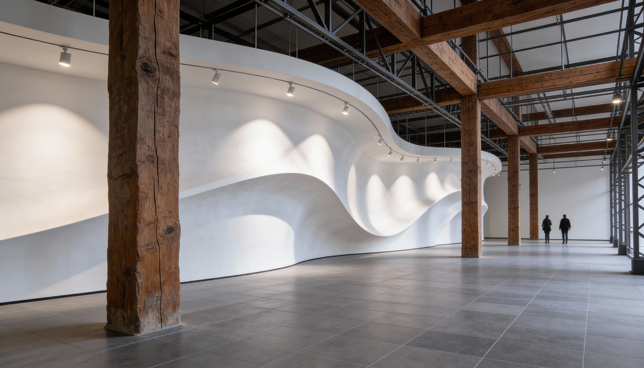 plaster wave wall sculptures