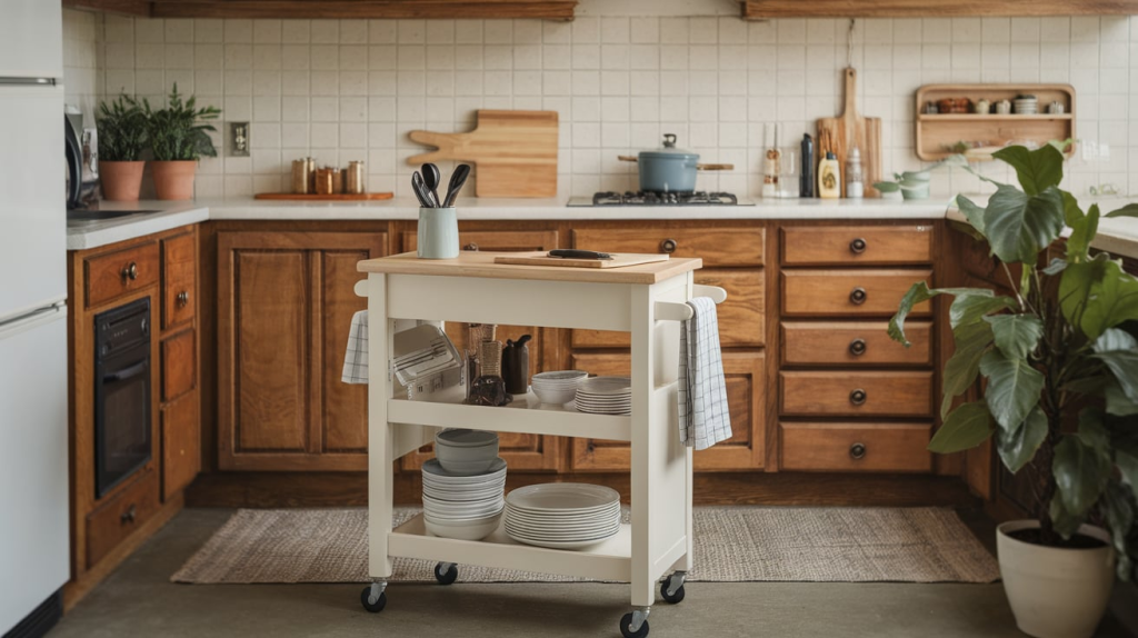 rolling kitchen cart budget kitchen remodel