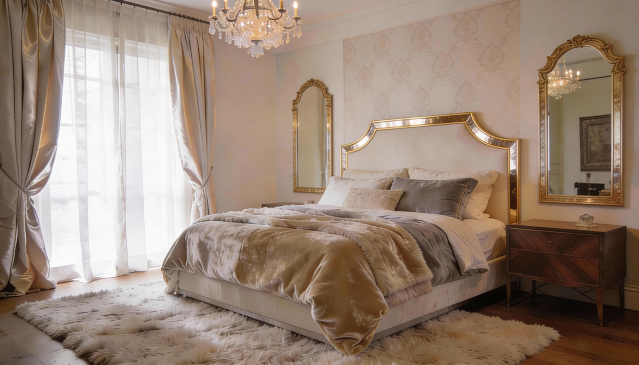 romantic modern luxury bedroom