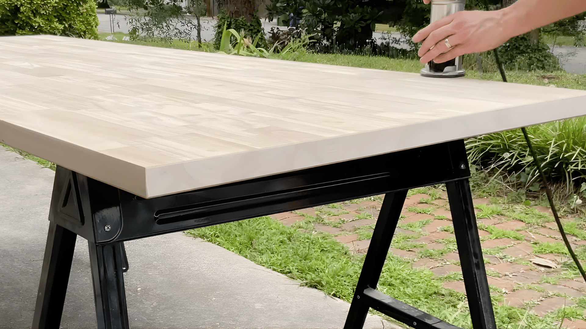 sand the surface thoroughly