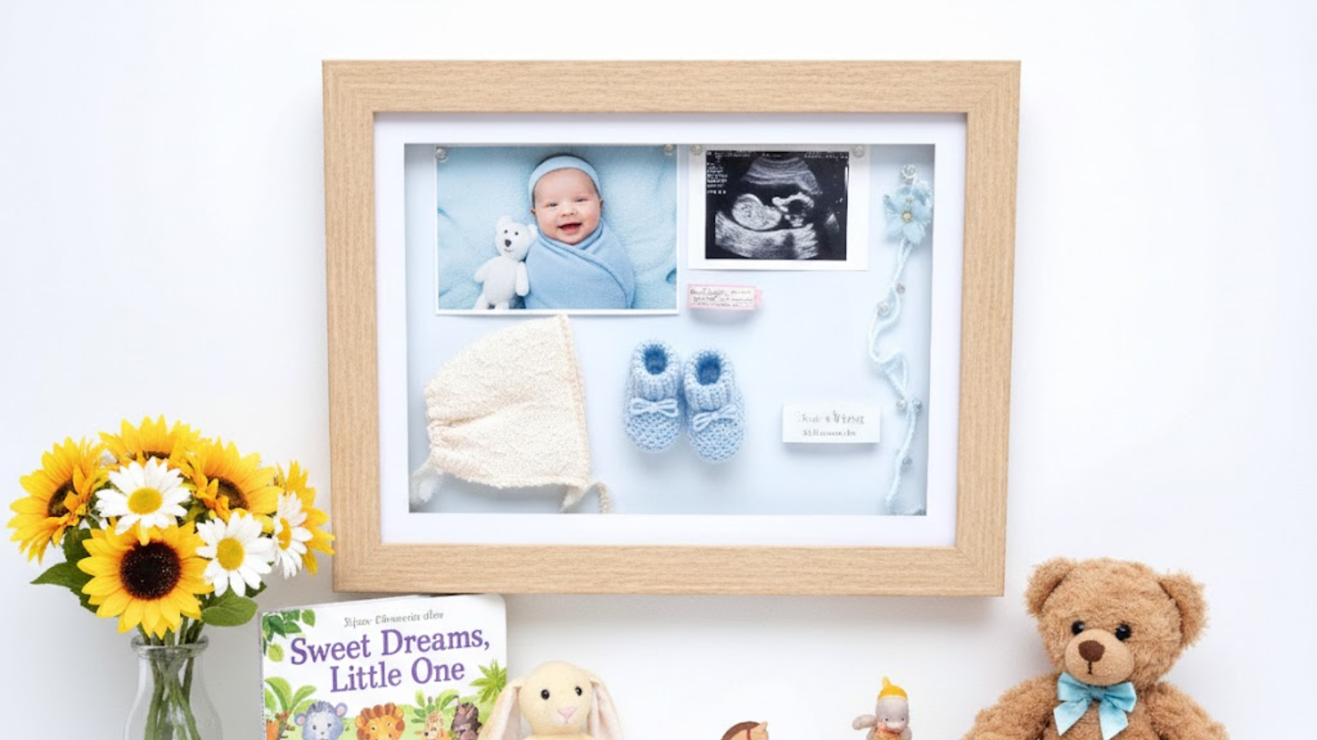 shadow box wall display hallway diy wall decor