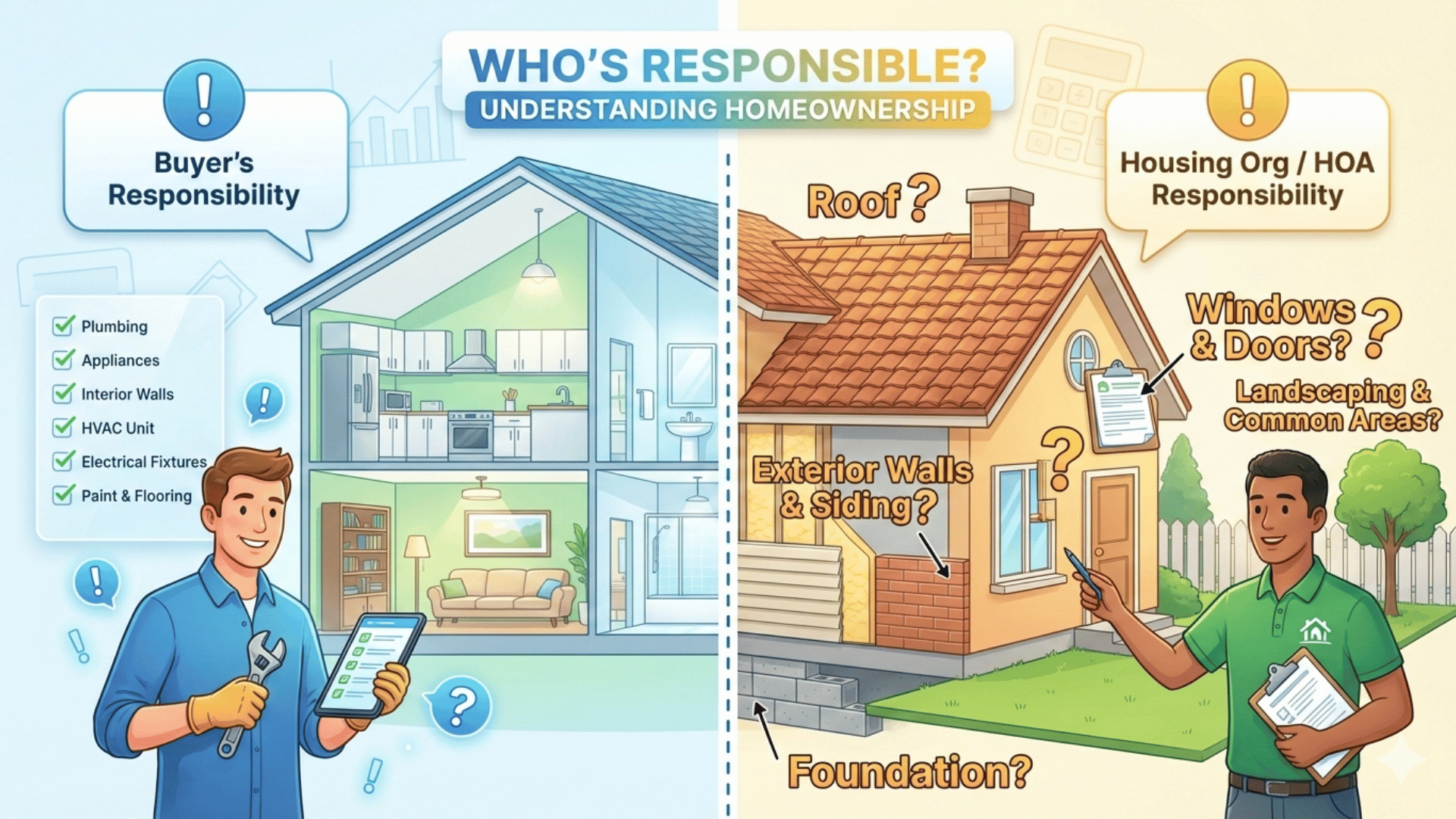 shared ownership rules on repairs and maintenance