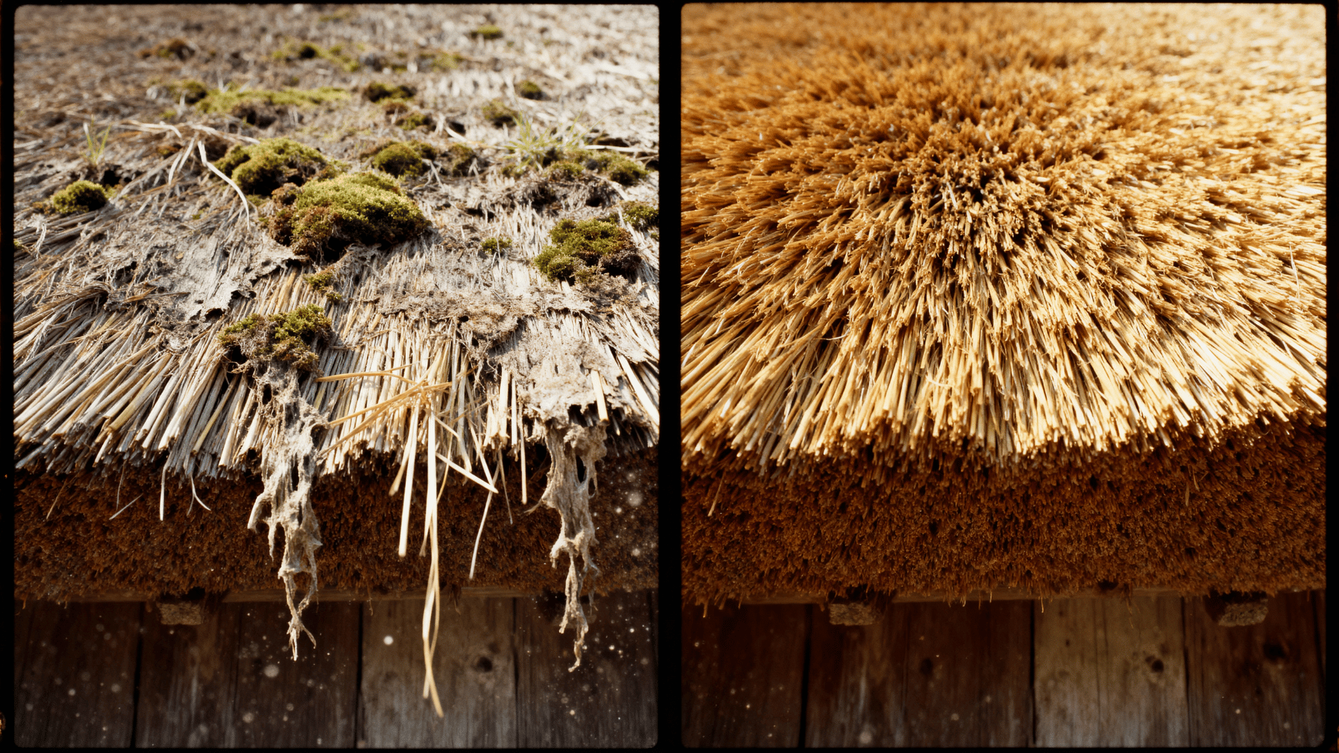 signs a thatched roof is nearing the end of its lifespan