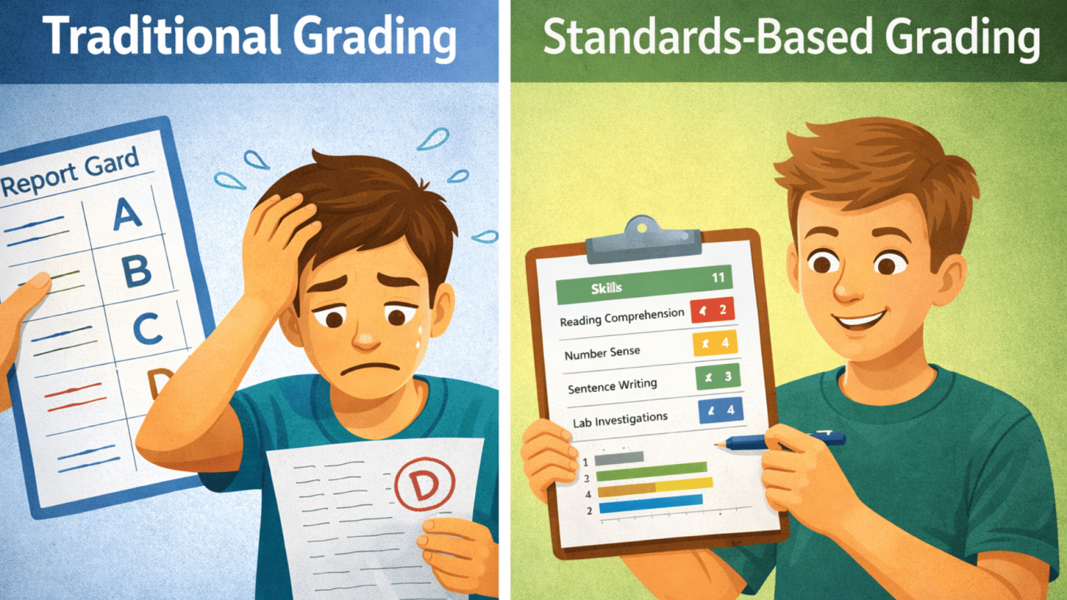 Standard Inverse Grading Standards Based Grading: How It Works in Modern Classrooms - A House in ...