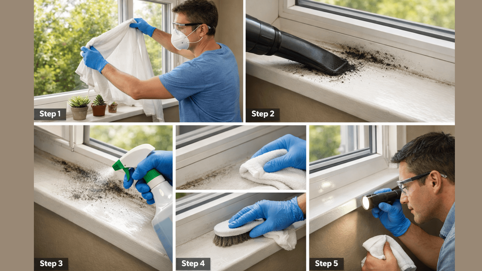 step by step cleaning process