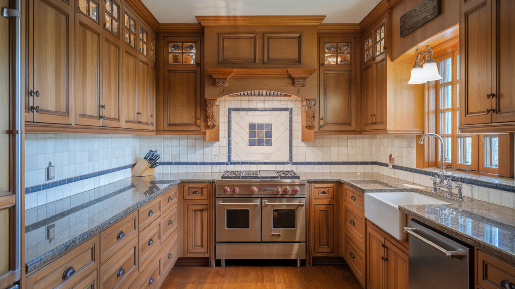 symmetrical kitchen design traditional kitchen