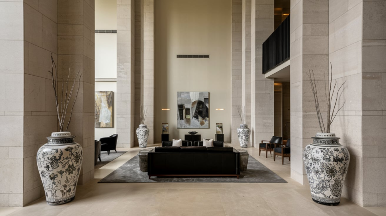 17 High Ceiling Living Room Wall Decor Ideas That Work - A House in the ...