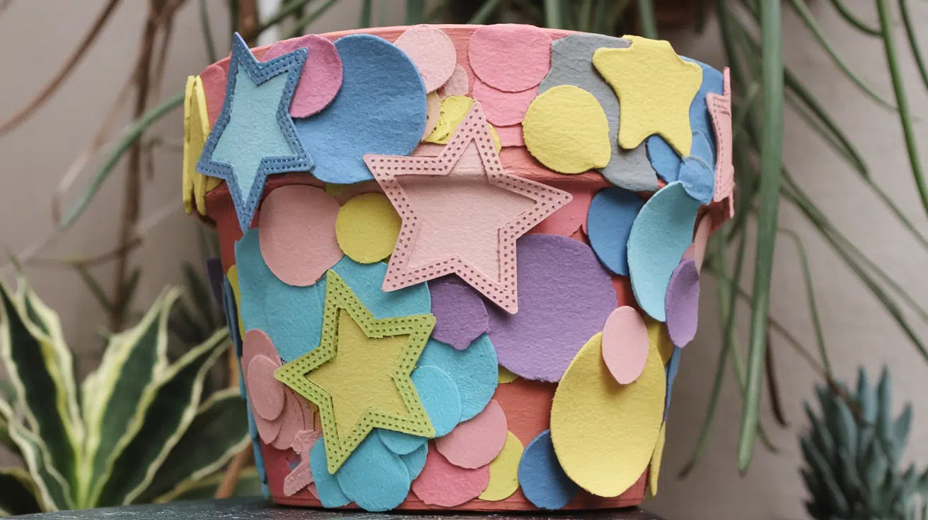 tectured sponge pots