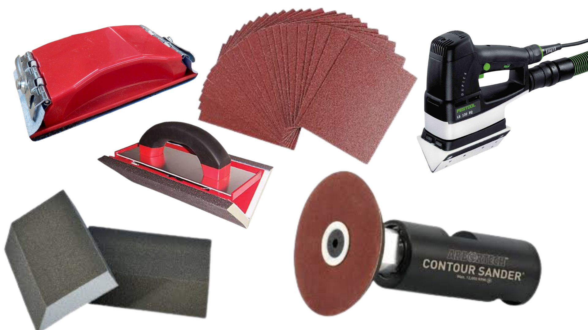 types of hand sanders