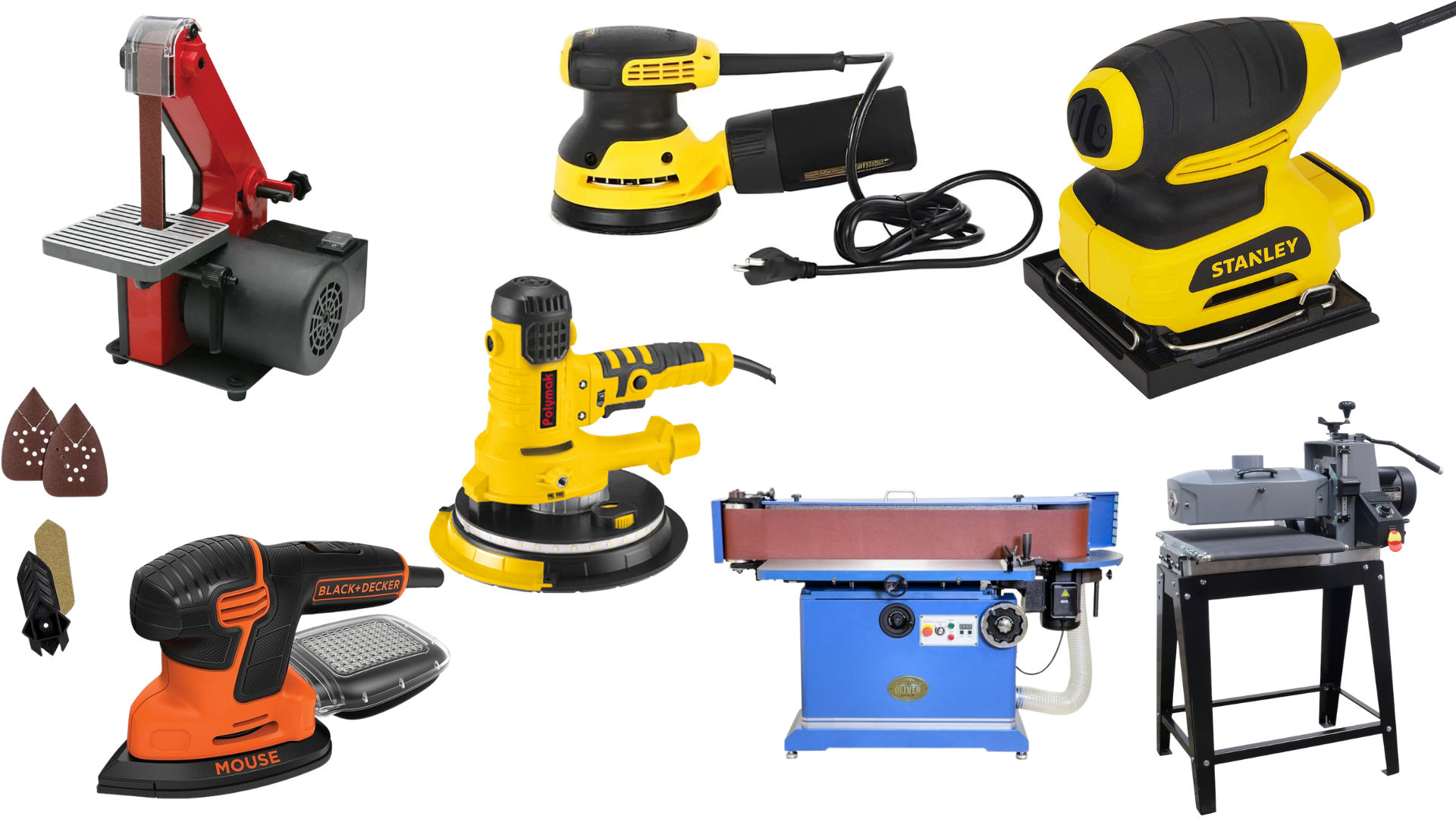 types of hand sanders