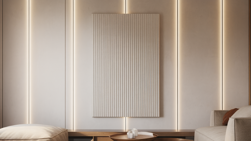 vertical line textured canvas art diy textured wall art