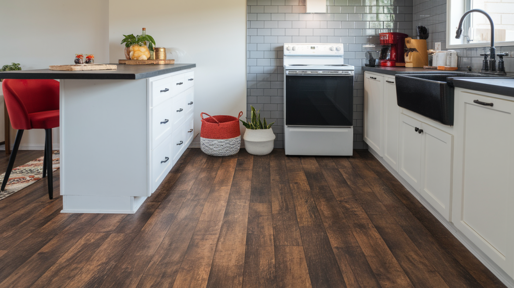 vinyl plank flooring budget kitchen remodel