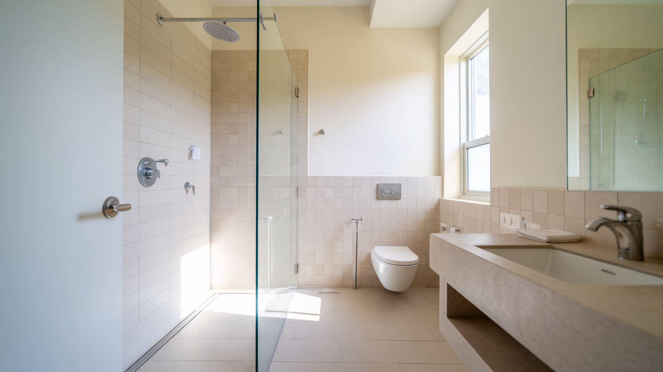 walk in shower clear glass contemporary bathroom ideas